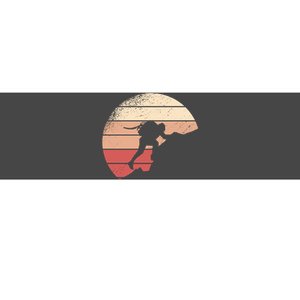 Mountain Climber Retro Sunset Bumper Sticker