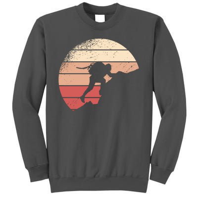 Mountain Climber Retro Sunset Tall Sweatshirt