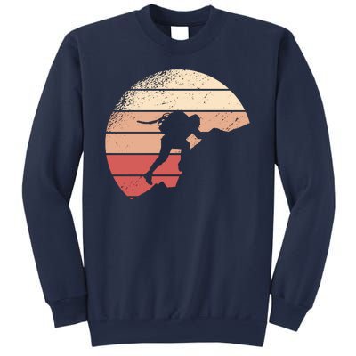 Mountain Climber Retro Sunset Sweatshirt