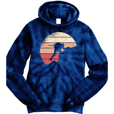 Mountain Climber Retro Sunset Tie Dye Hoodie