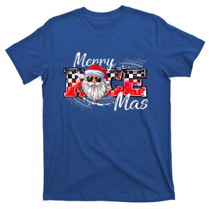 Merry Christmas Race Car Xmas Racing Santa Claus Pajamas T-Shirt