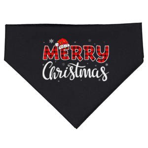 Merry Christmas Reindeer Xmas Family Women Funny USA-Made Doggie Bandana