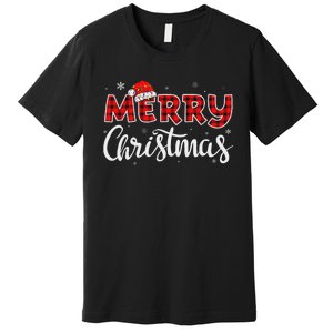 Merry Christmas Reindeer Xmas Family Women Funny Premium T-Shirt