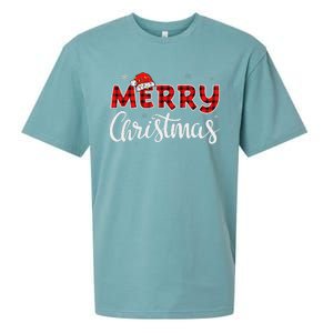 Merry Christmas Reindeer Xmas Family Women Funny Sueded Cloud Jersey T-Shirt