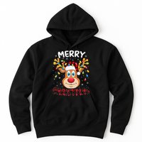 Merry Christmas Reindeer Xmas Family Cute Gift Hoodie