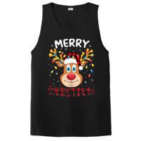 Merry Christmas Reindeer Xmas Family Cute Gift PosiCharge Competitor Tank