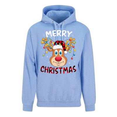 Merry Christmas Reindeer Xmas Family Cute Gift Unisex Surf Hoodie