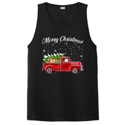 Merry Christmas Red Truck Xmas PosiCharge Competitor Tank