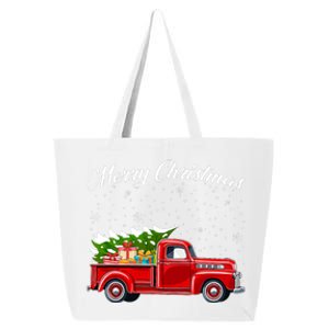 Merry Christmas Red Truck Xmas 25L Jumbo Tote