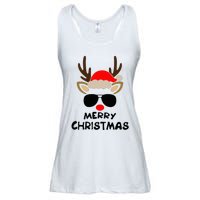 Merry Christmas Reindeer Xmas Family Ladies Essential Flowy Tank