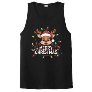 Merry Christmas Reindeerfamily Matching Reindeer PosiCharge Competitor Tank