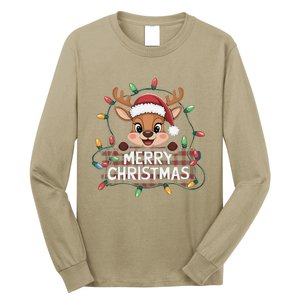 Merry Christmas Reindeerfamily Matching Reindeer Long Sleeve Shirt