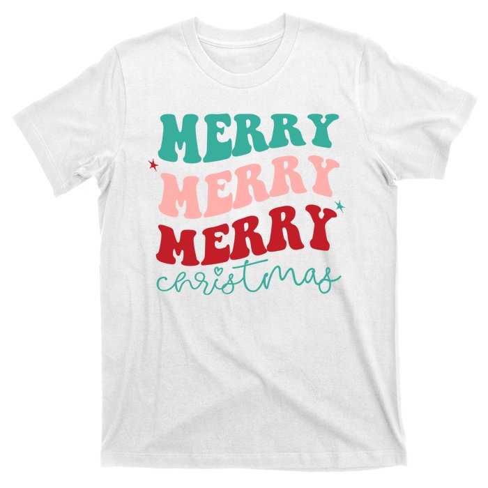 Merry Christmas Retro Fun Holiday T-Shirt