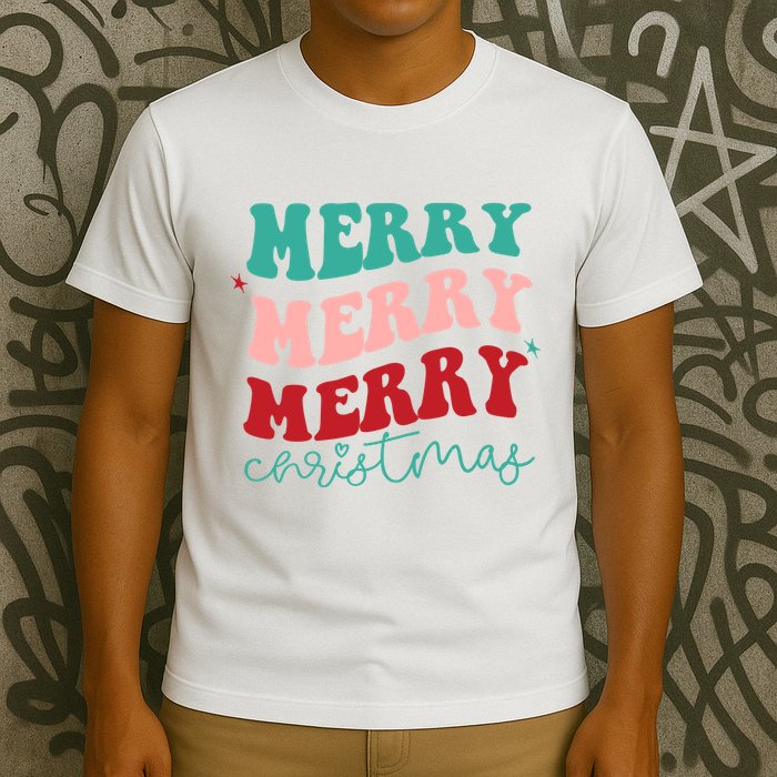 Merry Christmas Retro Fun Holiday T-Shirt