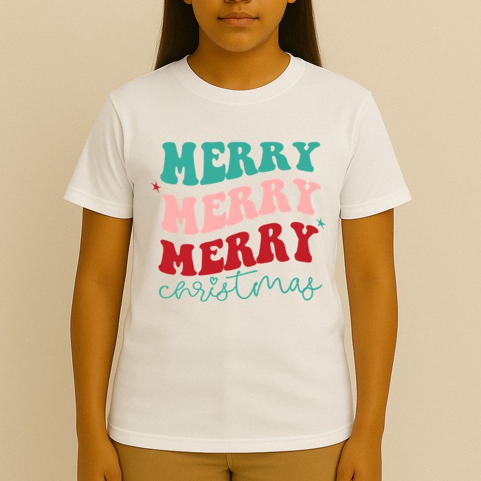 Merry Christmas Retro Fun Holiday T-Shirt