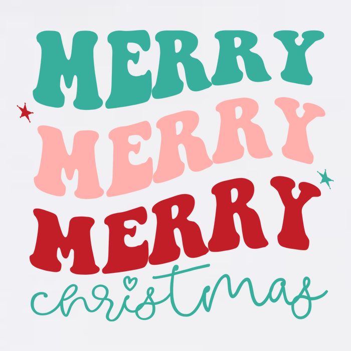 Merry Christmas Retro Fun Holiday T-Shirt