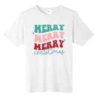 Merry Christmas Retro Fun Holiday Tall Fusion ChromaSoft Performance T-Shirt