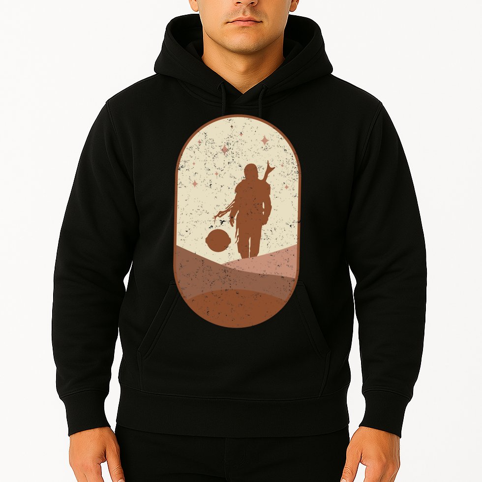Mando Child Retro Hoodie