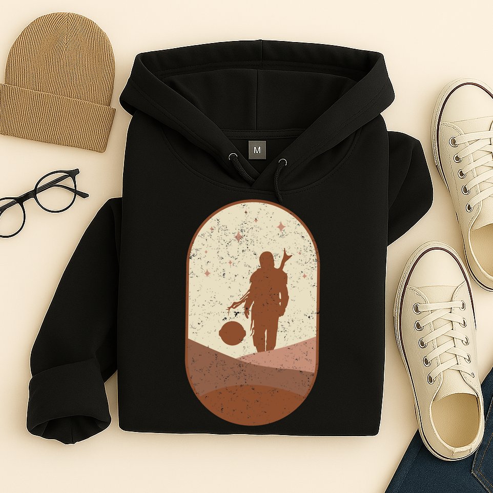 Mando Child Retro Hoodie