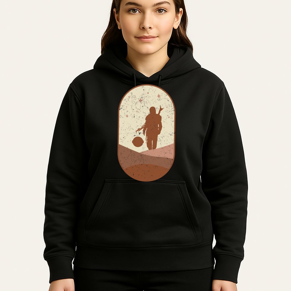 Mando Child Retro Hoodie