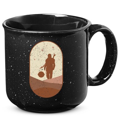 Mando Child Retro 15oz Campfire Ceramic Mug
