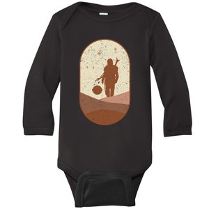 Mando Child Retro Baby Long Sleeve Bodysuit