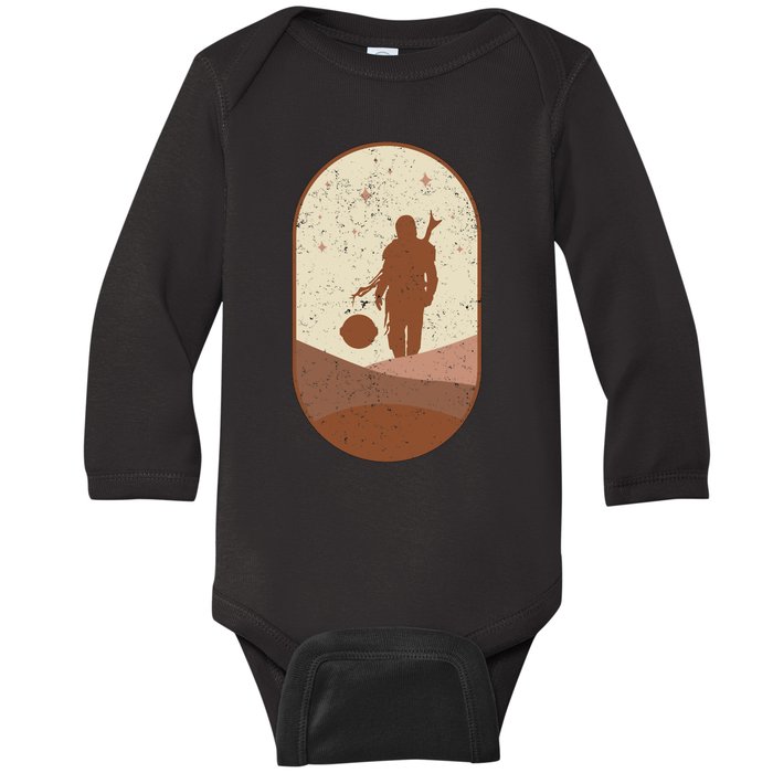 Mando Child Retro Baby Long Sleeve Bodysuit