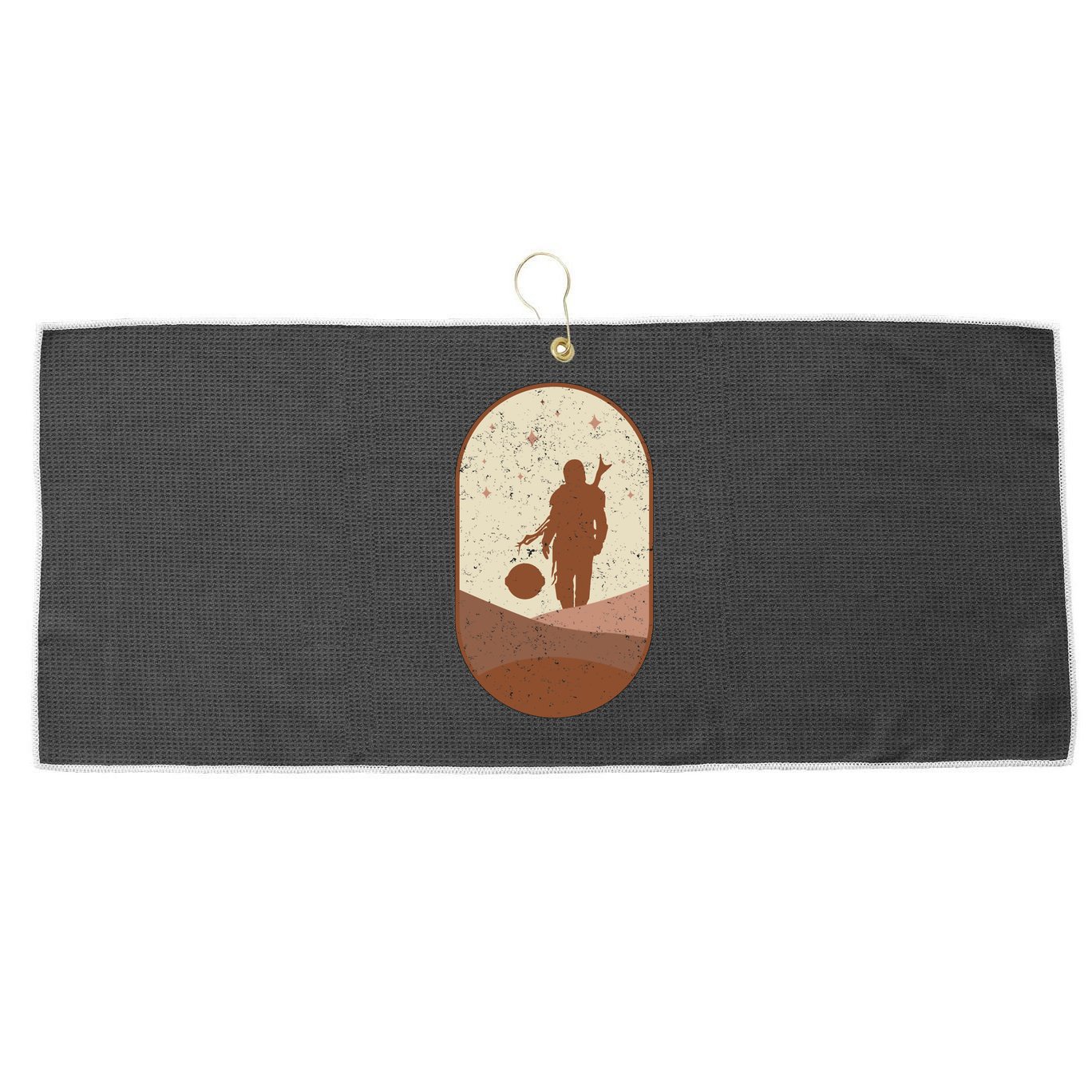 Mando Child Retro Large Microfiber Waffle Golf Towel