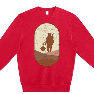 Mando Child Retro Premium Crewneck Sweatshirt