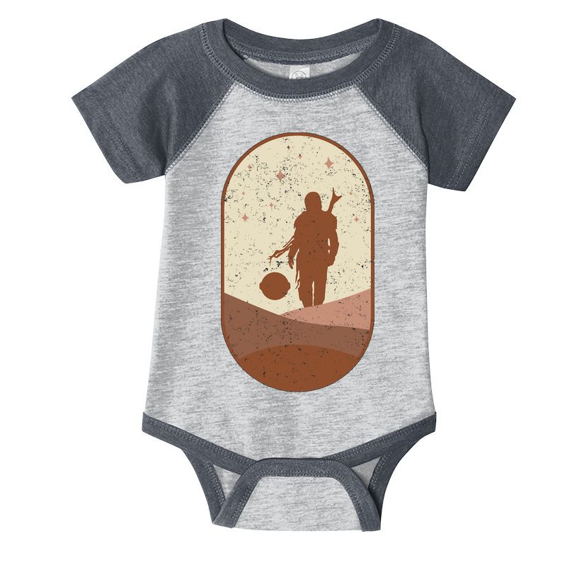Mando Child Retro Infant Baby Jersey Bodysuit