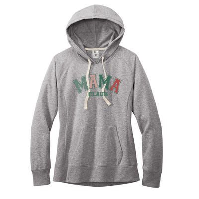 Mama Claus Retro Christmas Women's Fleece Hoodie