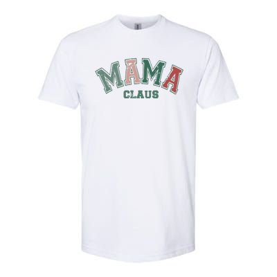 Mama Claus Retro Christmas Softstyle® CVC T-Shirt