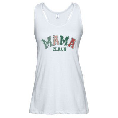 Mama Claus Retro Christmas Ladies Essential Flowy Tank