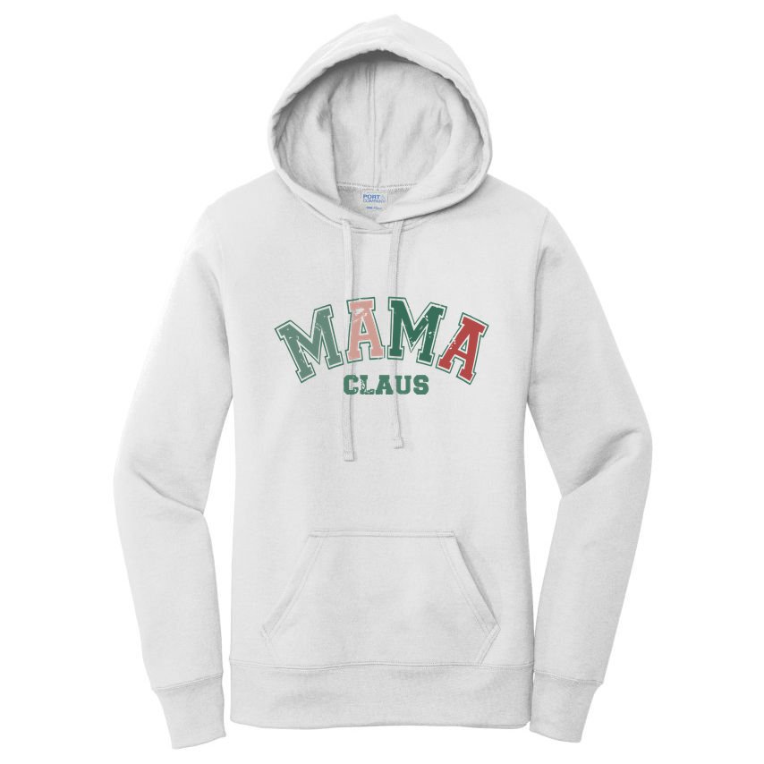 Mama Claus Retro Christmas Women's Pullover Hoodie