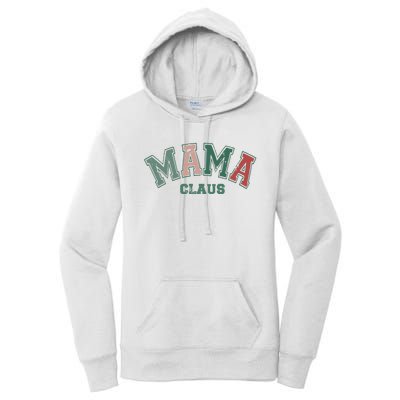 Mama Claus Retro Christmas Women's Pullover Hoodie