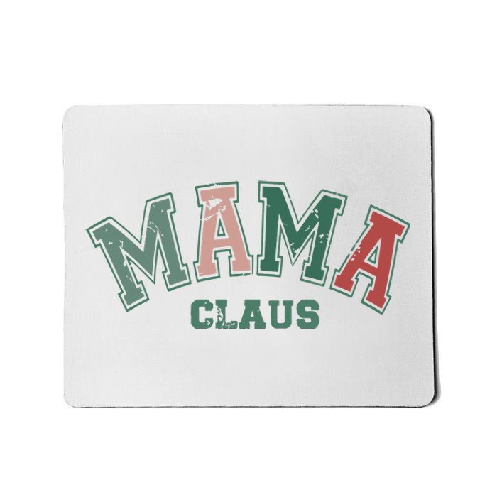 Mama Claus Retro Christmas Mousepad