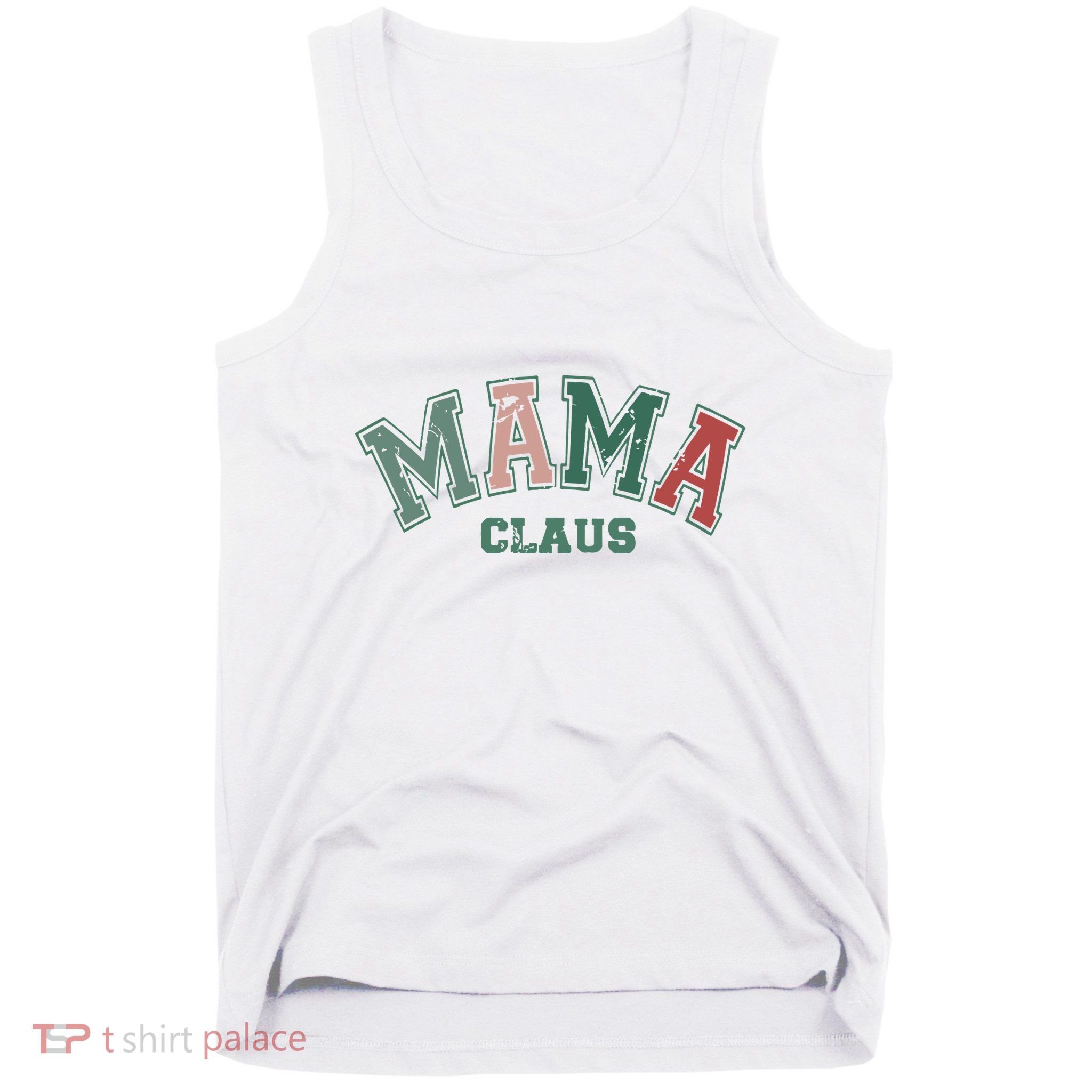 Mama Claus Retro Christmas Tank Top