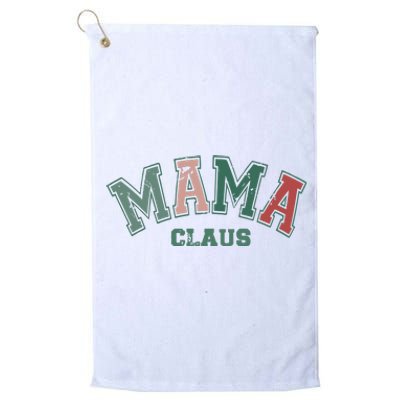 Mama Claus Retro Christmas Platinum Collection Golf Towel