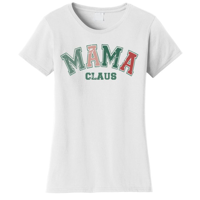 Mama Claus Retro Christmas Women's T-Shirt