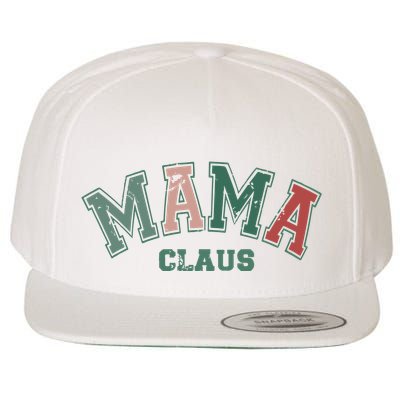 Mama Claus Retro Christmas Wool Snapback Cap
