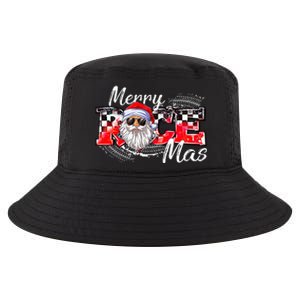 Merry Christmas Race Car Xmas Racing Santa Claus Pajamas Cool Comfort Performance Bucket Hat