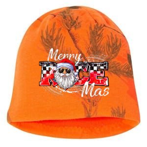 Merry Christmas Race Car Xmas Racing Santa Claus Pajamas Kati - Camo Knit Beanie