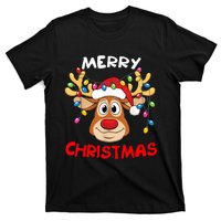 Merry Christmas Reindeer Xmas Family T-Shirt