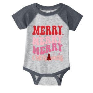 Merry Christmas Red Plaid Xmas Tree Retro Cute Tank Top Infant Baby Jersey Bodysuit