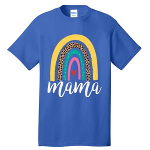 Mama Cute Retro Rainbow Distressed Inspirational Mom Gift Tall T-Shirt