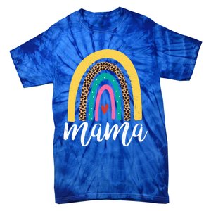 Mama Cute Retro Rainbow Distressed Inspirational Mom Gift Tie-Dye T-Shirt