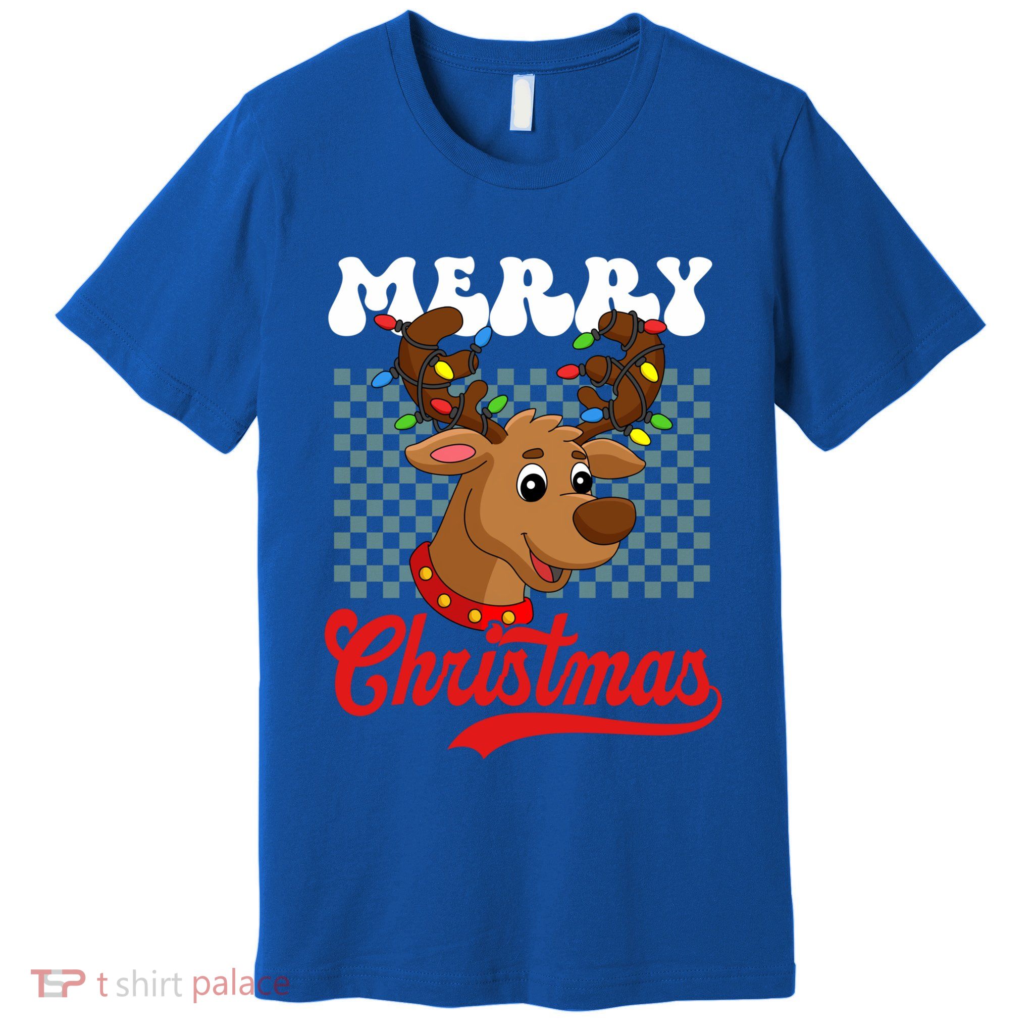 Merry Christmas Reindeer Funny Family Christmas Gift Premium T-Shirt