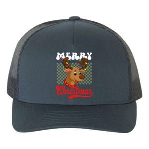 Merry Christmas Reindeer Funny Family Christmas Gift Yupoong Adult 5-Panel Trucker Hat