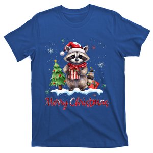 Merry Christmas Raccoon Christmas Xmas Gift For Animal Lover  T-Shirt