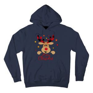 Merry Christmas Reindeer Holiday Cute Tall Hoodie